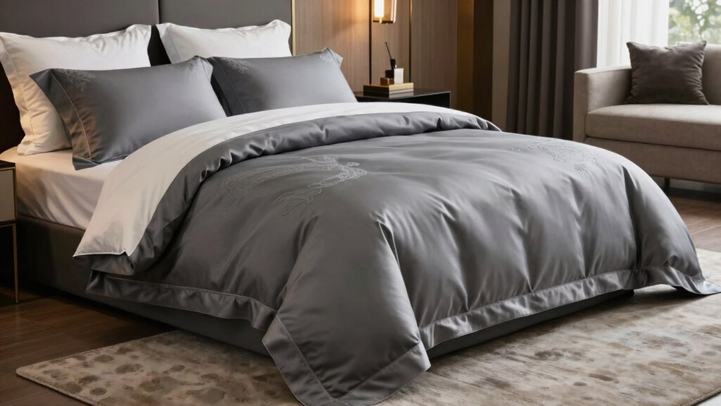 luxury duvet fabric quality