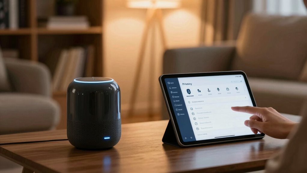 manage voice assistant privacy settings