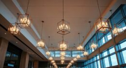 modern high ceiling chandeliers