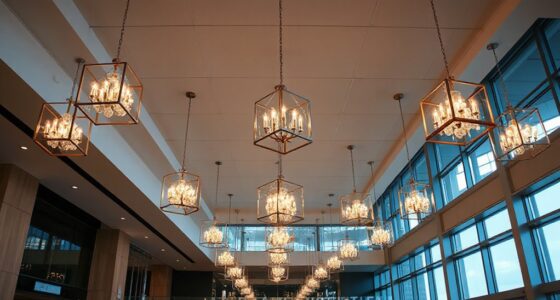 modern high ceiling chandeliers
