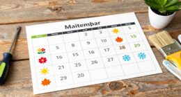 monthly home maintenance tasks