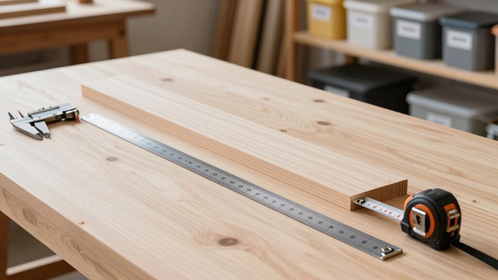 organized workspace ensures measurement accuracy