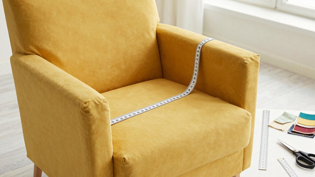 prepare furniture with measurements