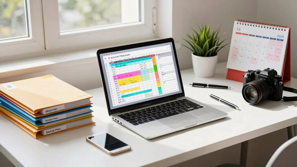 prepare materials and backups