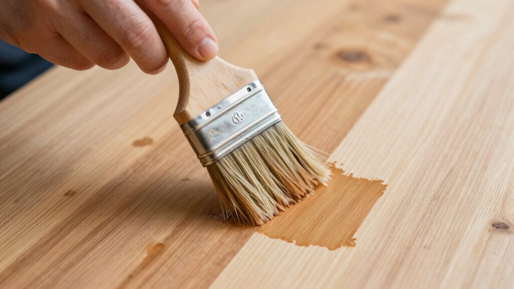 proper surface preparation ensures even staining