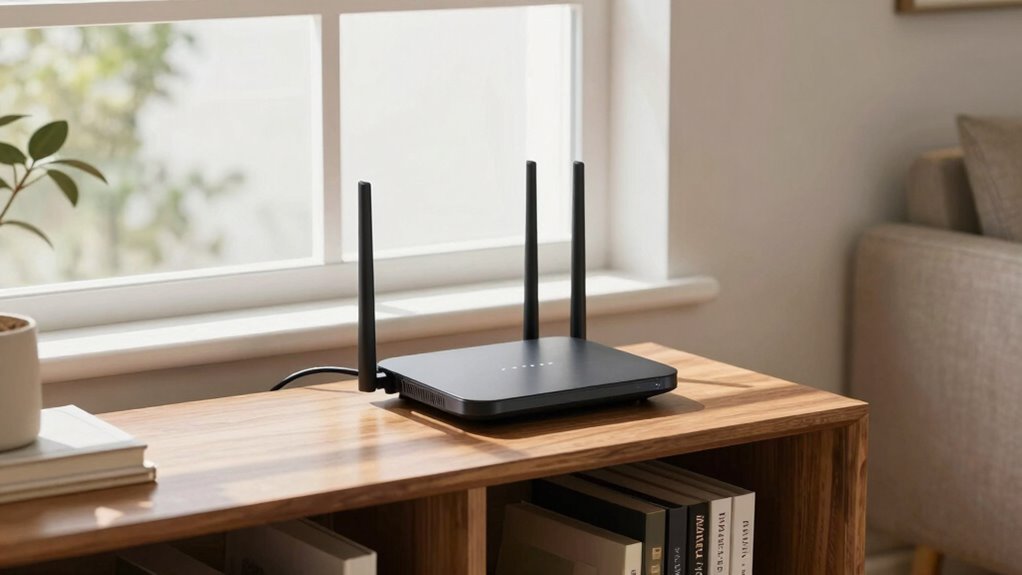 regular router maintenance and repositioning