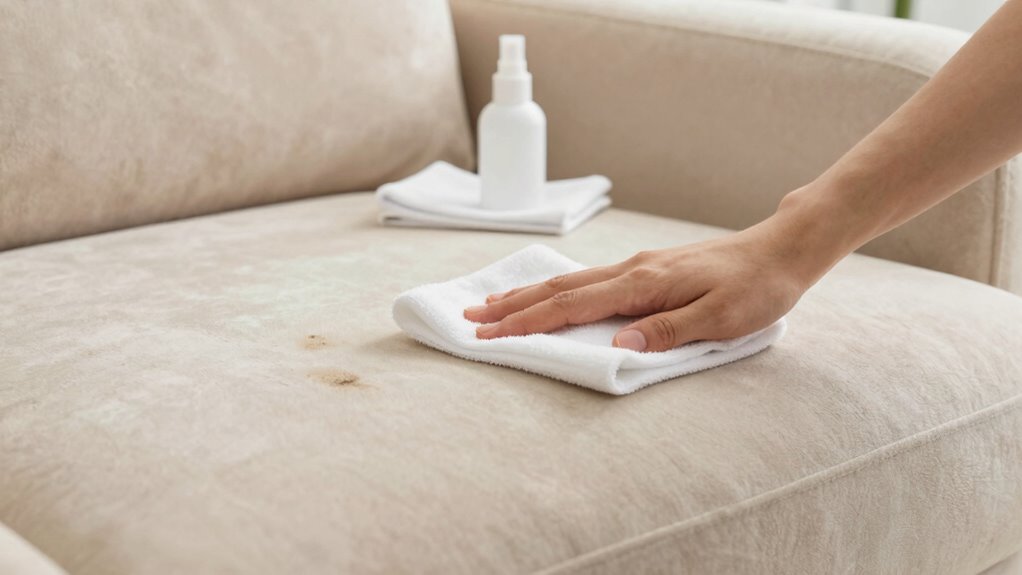 regular vacuum and spot clean