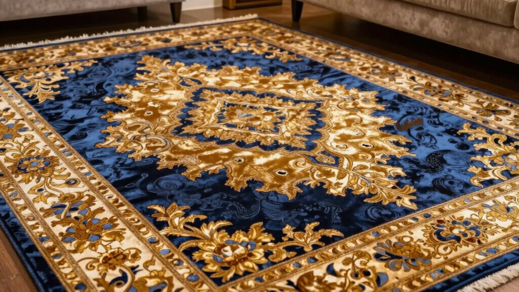 selecting quality silk rugs
