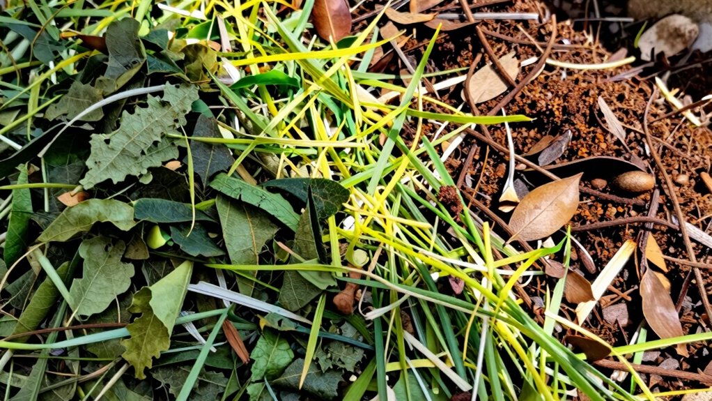 simple brown green composting