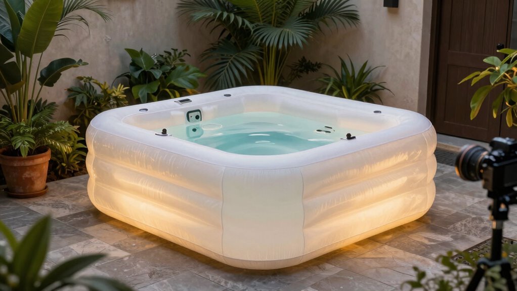 small patio hot tub tips