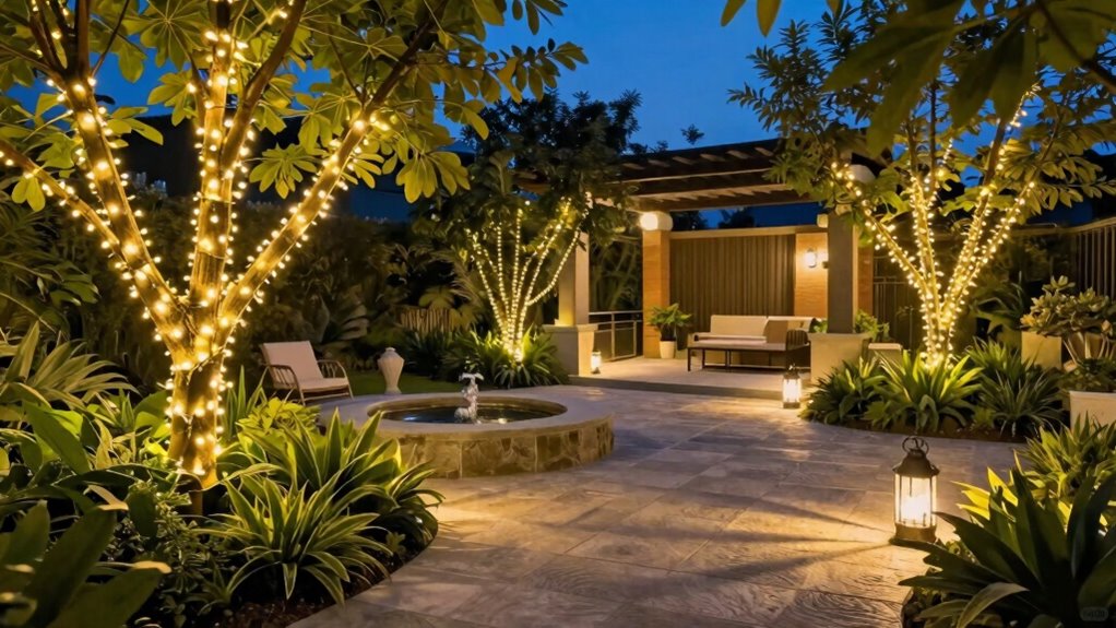 strategic outdoor lighting placement
