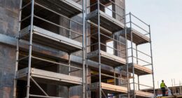 top adjustable painting scaffolds