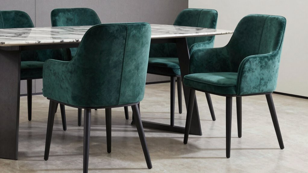 top designer upholstered dining chairs