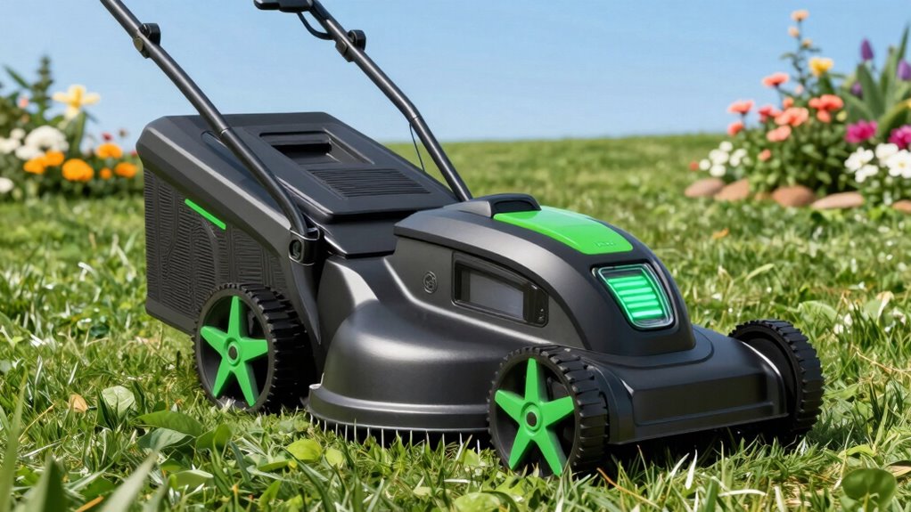 top electric lawn mowers