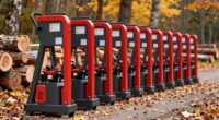 top electric log splitters