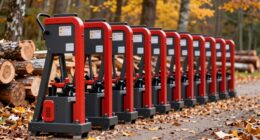 top electric log splitters