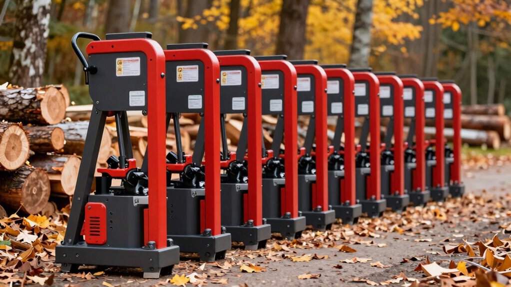 top electric log splitters