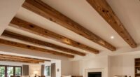 top faux wood beams