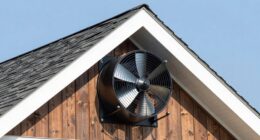 top gable mount attic fans