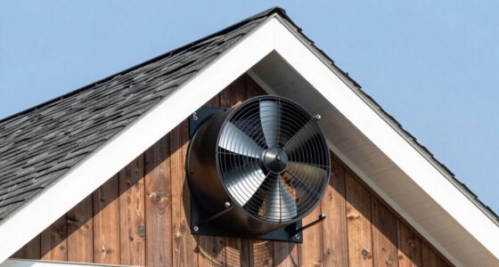top gable mount attic fans