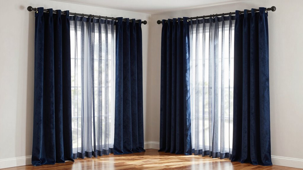 top heavy duty curtain rods