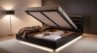 top hydraulic storage beds