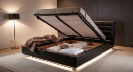 top hydraulic storage beds