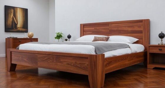 top king size wooden bed frames