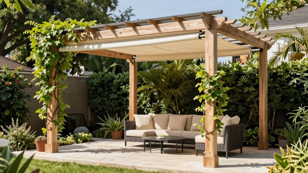 top pergola kits with canopies