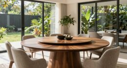 top round dining tables