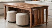 top solid wood kitchen carts