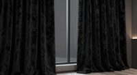 top velvet media room curtains