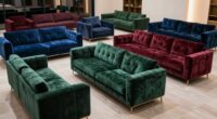 top velvet sofa designs