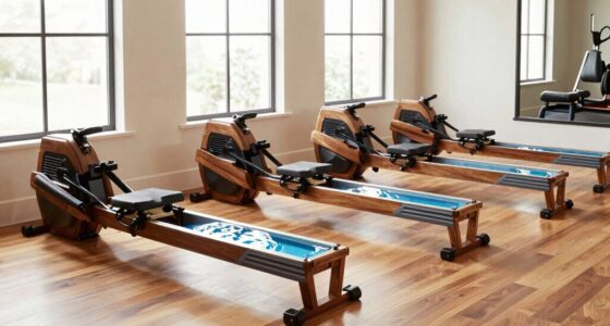 top water rowing machines