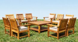 top weather resistant teak sets