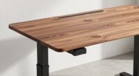 top wooden electric standing desks