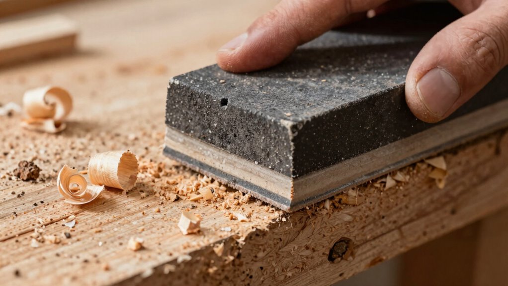 use coarse grit early