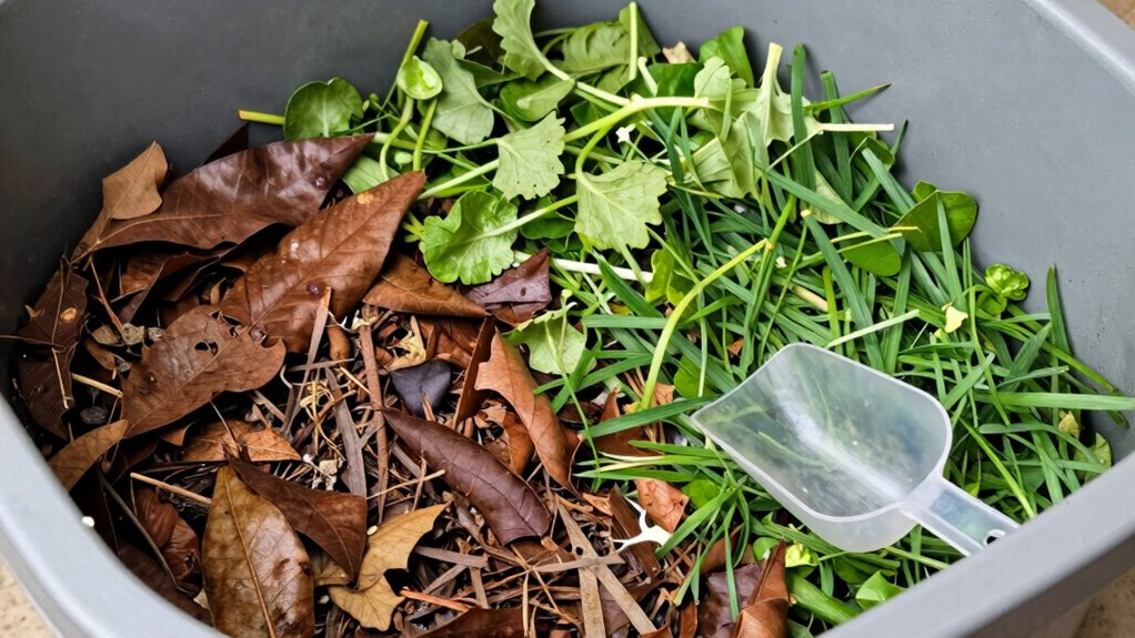 use tools for balanced composting