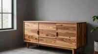 balancing wood and gray