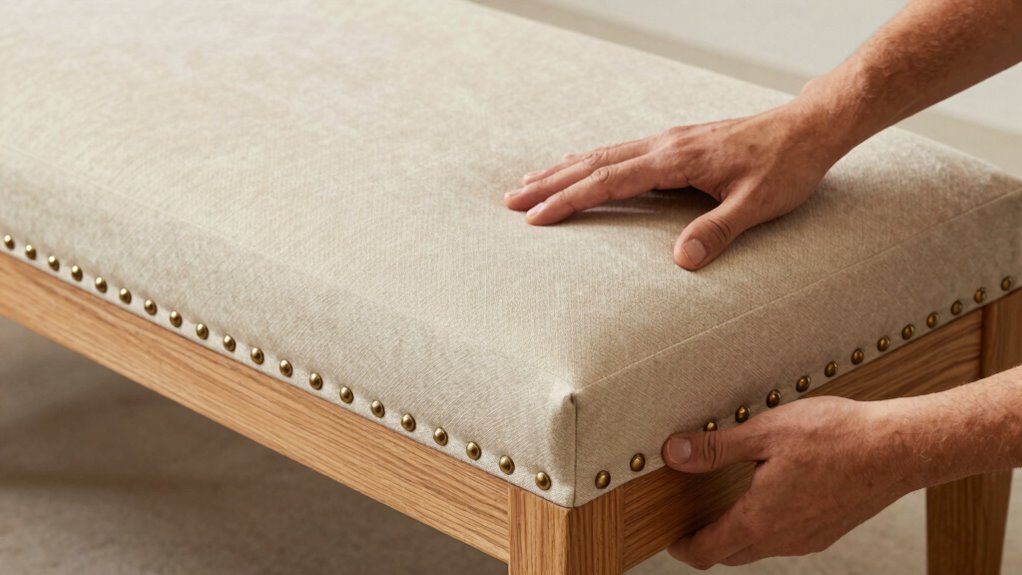 build and cushion bench