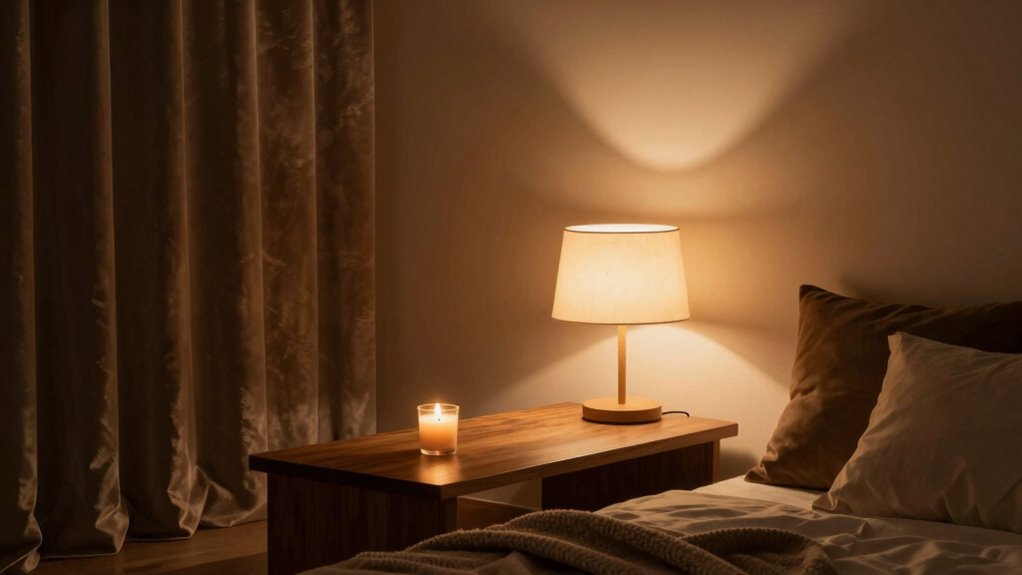 calm clutter free sleep environment