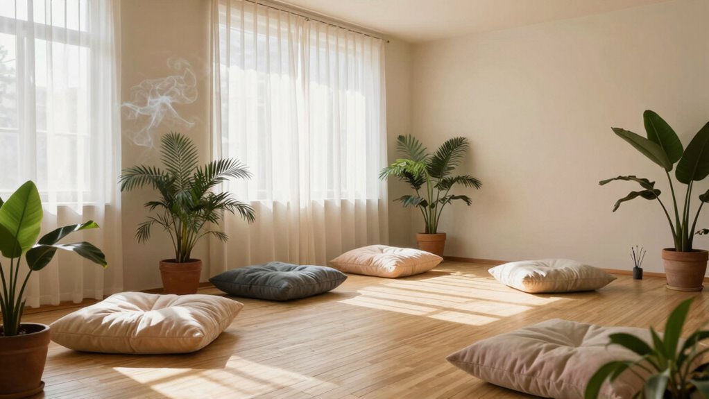 calm inviting clutter free environment