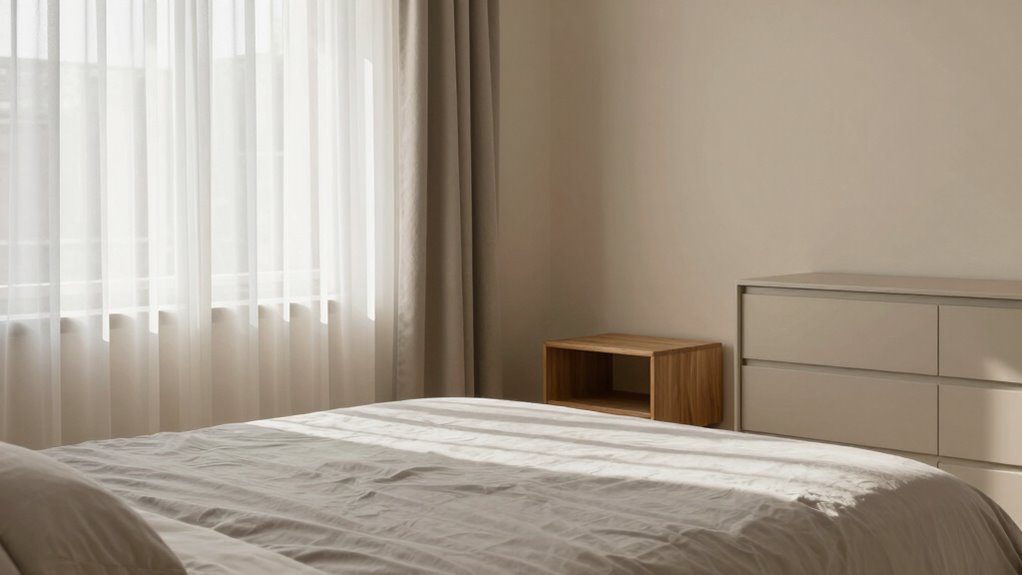 calm neutral uncluttered space