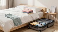 calm organized packing process