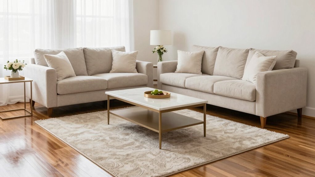 clean entryway and bathroom