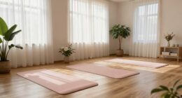 create a calming exercise area