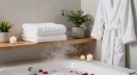 create a calming luxurious atmosphere
