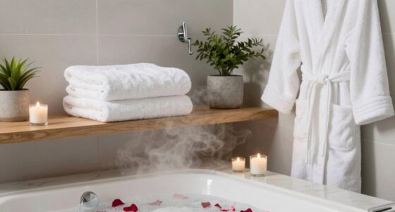 create a calming luxurious atmosphere
