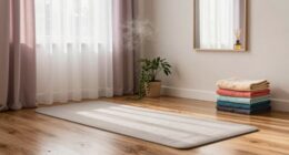 create a calming stretching space