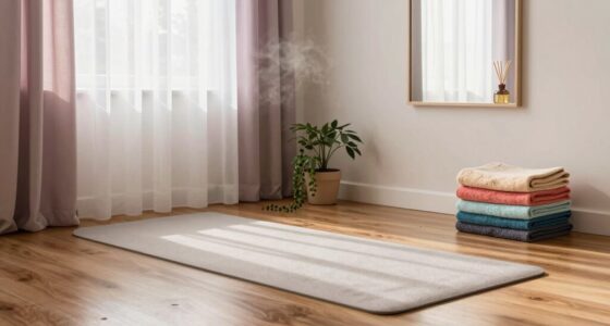 create a calming stretching space